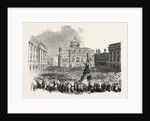 Royal Visit to Liverpool, Queen Victoria at the Town Hall, Area of the Exchange by Anonymous