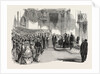 Presentation of the Address to Her Majesty Queen Victoria, at the Town Hall, Liverpool by Anonymous