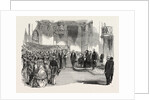 Presentation of the Address to Her Majesty Queen Victoria, at the Town Hall, Liverpool by Anonymous