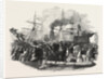 Reception of Kossuth, on Board the Madrid Steamer, at Southampton by Anonymous