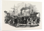 Reception of Kossuth, on Board the Madrid Steamer, at Southampton by Anonymous