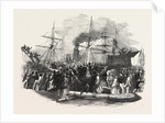 Reception of Kossuth, on Board the Madrid Steamer, at Southampton by Anonymous