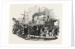 Reception of Kossuth, on Board the Madrid Steamer, at Southampton by Anonymous