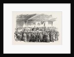 M. Kossuth Receiving the Corporation Address, in the Town Hall, Southampton by Anonymous