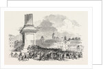 M. Kossuth Addressing the People at Charing Cross, London by Anonymous