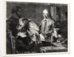 Fine Arts, Harvey Demonstrating to Charles I. His Theory of the Circulation of the Blood by Anonymous