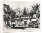 A Street in Constantinople, with the Fountain and Mosque of Sultan Achmet by Anonymous