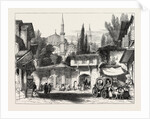 A Street in Constantinople, with the Fountain and Mosque of Sultan Achmet by Anonymous