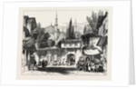 A Street in Constantinople, with the Fountain and Mosque of Sultan Achmet by Anonymous