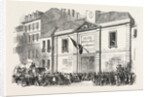 The Revolution in France: Marie of the 10th Arrondissement, Paris. Arrest of Representatives. M. Berryer Addressing the People, 1851 by Anonymous