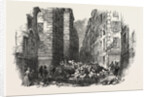 The Revolution in France: The First Barricade, Corner of the Rue Des Grandes Audriettes, Paris, 1851 by Anonymous