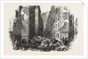 The Revolution in France: The First Barricade, Corner of the Rue Des Grandes Audriettes, Paris, 1851 by Anonymous