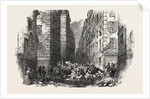 The Revolution in France: The First Barricade, Corner of the Rue Des Grandes Audriettes, Paris, 1851 by Anonymous