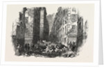 The Revolution in France: The First Barricade, Corner of the Rue Des Grandes Audriettes, Paris, 1851 by Anonymous
