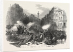 The Revolution in France: Barricade of the Faubourg St. Antoine, Paris, 1851 by Anonymous