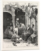 A Barber's Shop at Cairo: Discussing the Situation, Egypt by Anonymous