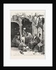 A Barber's Shop at Cairo: Discussing the Situation, Egypt by Anonymous