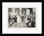 The Royal Marriage at Berlin, Germany: Torch-Dance at the Royal Palace by Anonymous