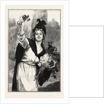 A London Flower-Girl, UK, in the Salon Des Champs Elysees, Paris, France by Anonymous