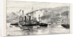 H.M.S. Howe Being Towed Into Ferrol Harbour, a Coruna, Galicia, Spain by Anonymous