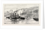 H.M.S. Howe Being Towed Into Ferrol Harbour, a Coruna, Galicia, Spain by Anonymous