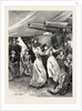A Visit of the Channel Squadron to Cadiz: Two Spanish Ladies Dancing the Sevillana at an at Home on Board Ship, Spain by Anonymous