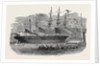 Launch of a War-Steamer at Limehouse Dockyard. by Anonymous