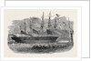 Launch of a War-Steamer at Limehouse Dockyard. by Anonymous