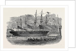 Launch of a War-Steamer at Limehouse Dockyard. by Anonymous