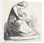 The Mother's Prayer. (Sculpture), Exhibition of the Royal Academy by Anonymous