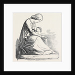 The Mother's Prayer. (Sculpture), Exhibition of the Royal Academy by Anonymous