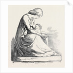 The Mother's Prayer. (Sculpture), Exhibition of the Royal Academy by Anonymous