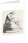 The Mother's Prayer. (Sculpture), Exhibition of the Royal Academy by Anonymous