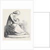 The Mother's Prayer. (Sculpture), Exhibition of the Royal Academy by Anonymous