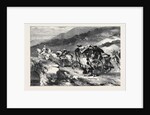 The Stagecoach of the Last Century, from the Exhibition of the Society of Painters in Water Colours by Anonymous