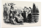 Russian Life: Fete Costume of Russian Peasants, in the Environs of St. Petersburg by Anonymous