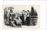 Russian Life: Fete Costume of Russian Peasants, in the Environs of St. Petersburg by Anonymous