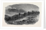 Before Sebastopol, Artillery Taking Lancaster Guns Down to the First Parallel by Night; Crimean War by Anonymous