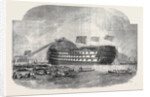 The Marlborough, Immediately after the Launch, at Portsmouth by Anonymous