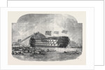 The Marlborough, Immediately after the Launch, at Portsmouth by Anonymous