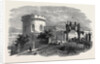Meeting of the Royal Agricultural Society of England, at Carlisle: The Court Houses, Carlisle, and Triumphal Arch, August 11, 1855 by Anonymous