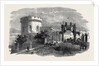 Meeting of the Royal Agricultural Society of England, at Carlisle: The Court Houses, Carlisle, and Triumphal Arch, August 11, 1855 by Anonymous