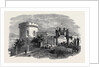 Meeting of the Royal Agricultural Society of England, at Carlisle: The Court Houses, Carlisle, and Triumphal Arch, August 11, 1855 by Anonymous