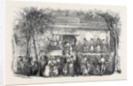 Popular Amusements of Paris: Booth at the Barrier by Anonymous