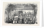 Popular Amusements of Paris: Booth at the Barrier by Anonymous