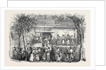 Popular Amusements of Paris: Booth at the Barrier by Anonymous