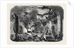 Explosion at Castel Nuovo, Naples by Anonymous