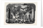 Explosion at Castel Nuovo, Naples by Anonymous