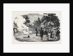 Captain Disney's War Projectile Experiments, in the Grounds of Mulgrave House, Fulham by Anonymous