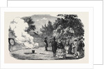 Captain Disney's War Projectile Experiments, in the Grounds of Mulgrave House, Fulham by Anonymous